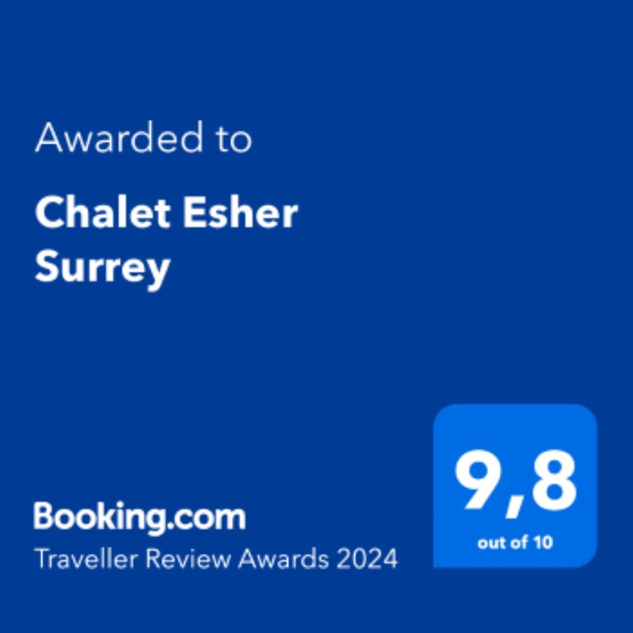 Chalet Esher Surrey Ried-Brig Bagian luar foto